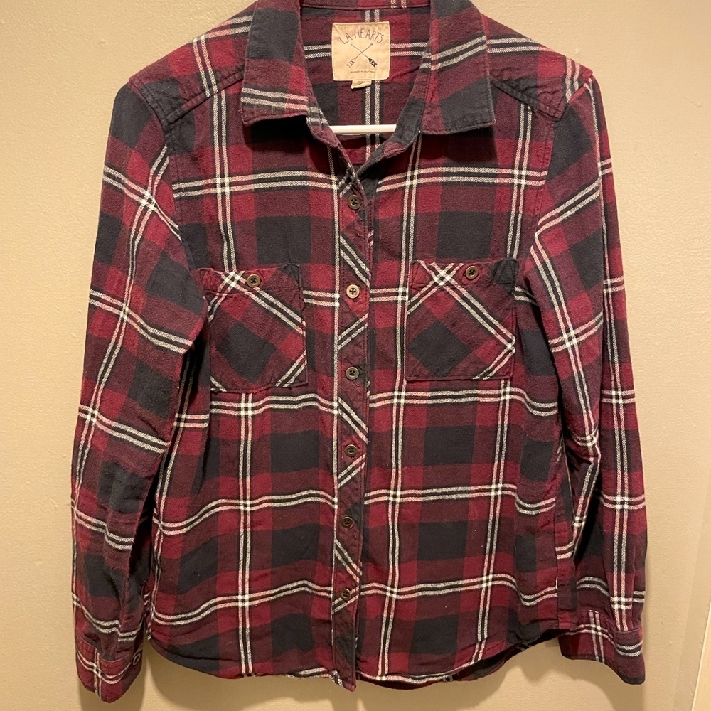L.A. Hearts red flannel